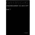 GRUNDIG GV280VPS Owners Manual GRUNDIG GV280VPS Owners Manual