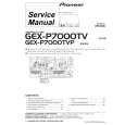 PIONEER GEXP7000TV Service Manual PIONEER GEXP7000TV Service Manual