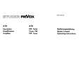 REVOX A70 Owners Manual REVOX A70 Owners Manual