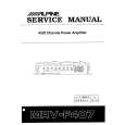 ALPINE MRV-F407 Service Manual ALPINE MRV-F407 Service Manual