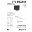 SONY XVM6100 Service Manual SONY XVM6100 Service Manual