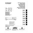 PIONEER A202 Owners Manual PIONEER A202 Owners Manual