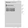 PIONEER KEH-P2030R Owners Manual PIONEER KEH-P2030R Owners Manual