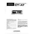 PIONEER CT-A7 Owners Manual PIONEER CT-A7 Owners Manual