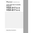 PIONEER VSX-817-K/SPWXJ Owners Manual PIONEER VSX-817-K/SPWXJ Owners Manual