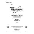 WHIRLPOOL DU8000XX4 Parts Catalog WHIRLPOOL DU8000XX4 Parts Catalog