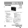 SONY WM-F66 Service Manual SONY WM-F66 Service Manual