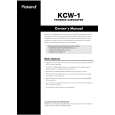 ROLAND KCW-1 Owners Manual ROLAND KCW-1 Owners Manual