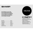 SHARP CS2130 Owners Manual SHARP CS2130 Owners Manual