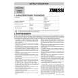ZANUSSI T1024V Owners Manual ZANUSSI T1024V Owners Manual