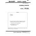SHARP PR-58L Parts Catalog SHARP PR-58L Parts Catalog