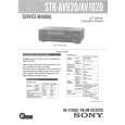 SONY STR-AV920 Service Manual SONY STR-AV920 Service Manual