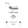 WHIRLPOOL LA5550XPW1 Parts Catalog WHIRLPOOL LA5550XPW1 Parts Catalog