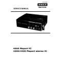 UHER 4000 REPORT IC STEREO Manual de Servicio UHER 4000 REPORT IC STEREO Manual de Servicio