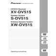 PIONEER XVDV515 Owners Manual PIONEER XVDV515 Owners Manual