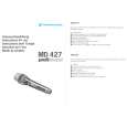 SENNHEISER MD 427 Owners Manual SENNHEISER MD 427 Owners Manual