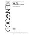 KENWOOD UD70 Owners Manual KENWOOD UD70 Owners Manual