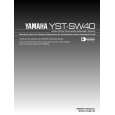 YAMAHA YST-SW40 Owners Manual YAMAHA YST-SW40 Owners Manual
