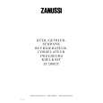 ZANUSSI ZI2300/2T Owners Manual ZANUSSI ZI2300/2T Owners Manual