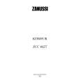 ZANUSSI ZCC6637W Owners Manual ZANUSSI ZCC6637W Owners Manual