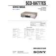 SONY SCDXA777ES Service Manual SONY SCDXA777ES Service Manual