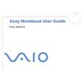 SONY PCG-SRX41P VAIO Owners Manual SONY PCG-SRX41P VAIO Owners Manual