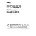 YAMAHA FX550 Owners Manual YAMAHA FX550 Owners Manual