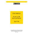 ZANUSSI ZGF785ICX Owners Manual ZANUSSI ZGF785ICX Owners Manual