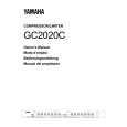 YAMAHA GC2020C Owners Manual YAMAHA GC2020C Owners Manual