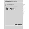 PIONEER DEH-P2550/XQ/NC Owners Manual PIONEER DEH-P2550/XQ/NC Owners Manual