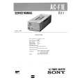 SONY ACF1E Service Manual SONY ACF1E Service Manual
