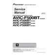 PIONEER AVIC-F500BT/XCN/AU Service Manual PIONEER AVIC-F500BT/XCN/AU Service Manual