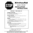 WHIRLPOOL KDS20A Installation Manual WHIRLPOOL KDS20A Installation Manual