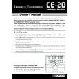 BOSS CE-20 Owners Manual BOSS CE-20 Owners Manual