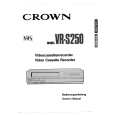 CROWN VRS250 Owners Manual CROWN VRS250 Owners Manual