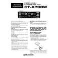 PIONEER CT-X700W/KU Owners Manual PIONEER CT-X700W/KU Owners Manual