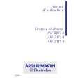ARTHUR MARTIN ELECTROLUX AW2127S Owners Manual ARTHUR MARTIN ELECTROLUX AW2127S Owners Manual