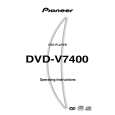 PIONEER DVD-V7400/KU/CA Owners Manual PIONEER DVD-V7400/KU/CA Owners Manual