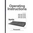 PANASONIC WRSX1A32 Owners Manual PANASONIC WRSX1A32 Owners Manual