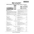 SHARP RG975 Service Manual SHARP RG975 Service Manual