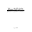 NAKAMICHI CASSETTE DECK 1.5 Owners Manual NAKAMICHI CASSETTE DECK 1.5 Owners Manual