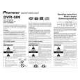PIONEER DVR-509 Owners Manual PIONEER DVR-509 Owners Manual