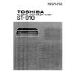 TOSHIBA ST-910 Service Manual TOSHIBA ST-910 Service Manual
