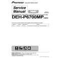 PIONEER DEH-P5800MP/X1B/EW Service Manual PIONEER DEH-P5800MP/X1B/EW Service Manual