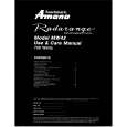 WHIRLPOOL MW42 Owners Manual WHIRLPOOL MW42 Owners Manual