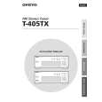 ONKYO T405TX Owners Manual ONKYO T405TX Owners Manual