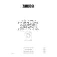 ZANUSSI F1026 Owners Manual ZANUSSI F1026 Owners Manual