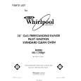WHIRLPOOL SF3117SRW1 Parts Catalog WHIRLPOOL SF3117SRW1 Parts Catalog