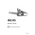 HUSQVARNA 45 Owners Manual HUSQVARNA 45 Owners Manual