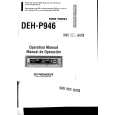 PIONEER DEH-P946 Owners Manual PIONEER DEH-P946 Owners Manual